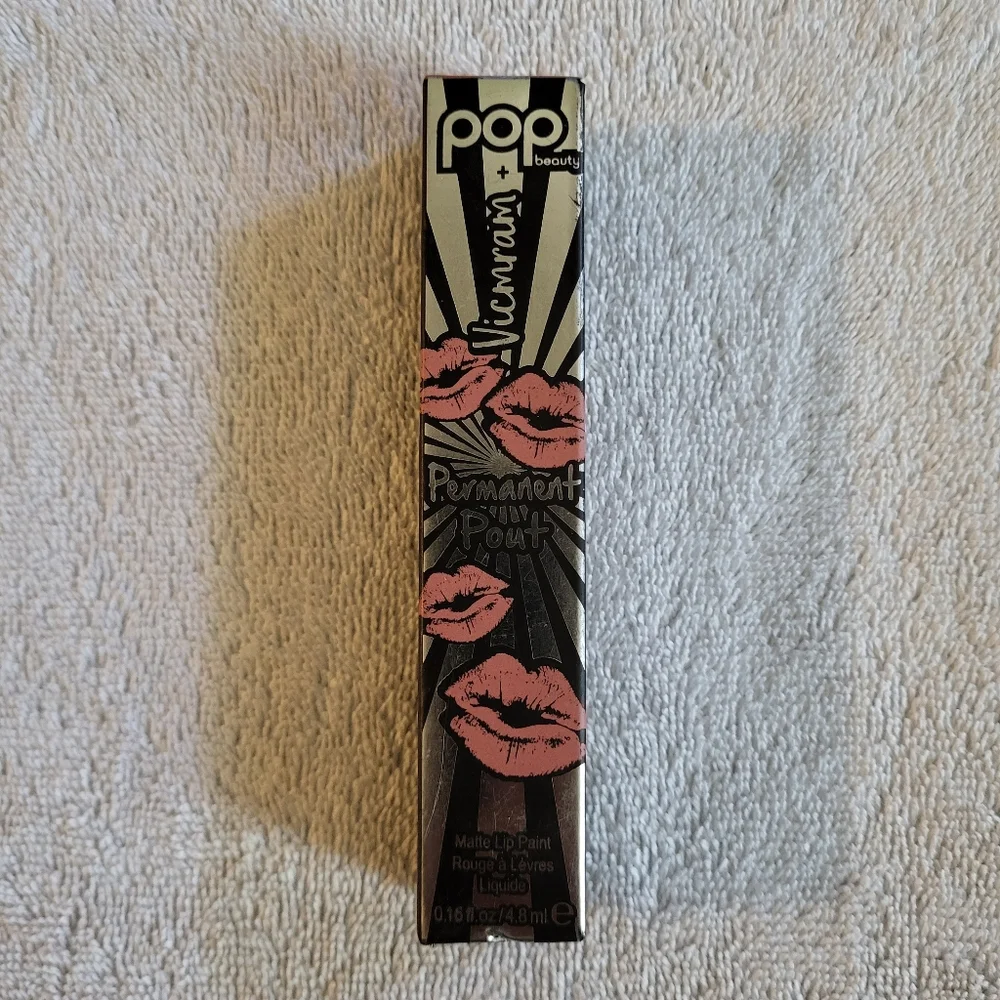 POP Beauty Matte Lip Paint. Permanent Pouf color Z